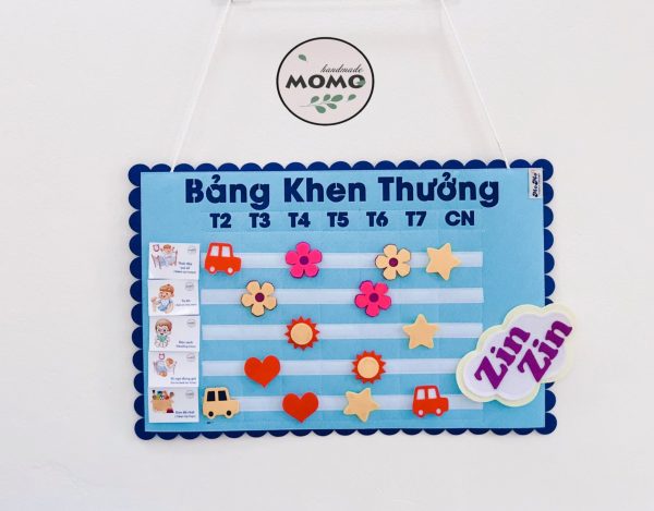 Bảng khen thưởng - bảng chăm ngoan cho bé