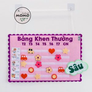 Bảng khen thưởng - bảng chăm ngoan cho bé