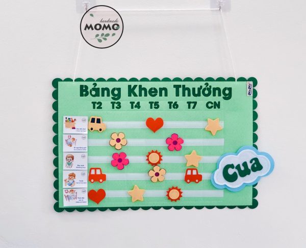 Bảng khen thưởng - bảng chăm ngoan cho bé