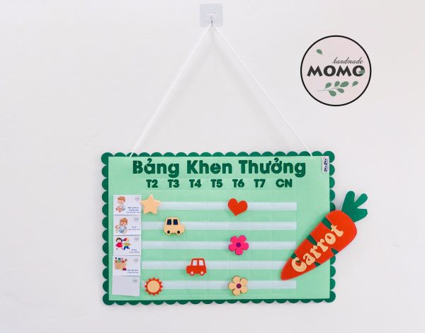 Bảng khen thưởng - bảng chăm ngoan cho bé