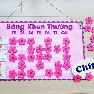 Bảng khen thưởng - bảng chăm ngoan cho bé