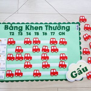 Bảng khen thưởng - bảng chăm ngoan cho bé