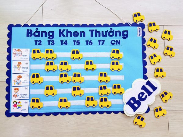 Bảng khen thưởng - bảng chăm ngoan cho bé